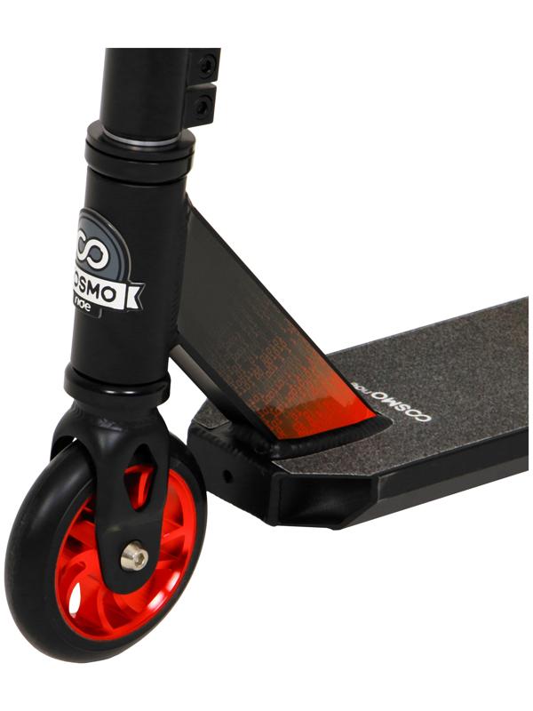 Самокат трюковой COSMORIDE HACKER CH2020, колёса PU 100 мм, ABEC 7, цвет красный