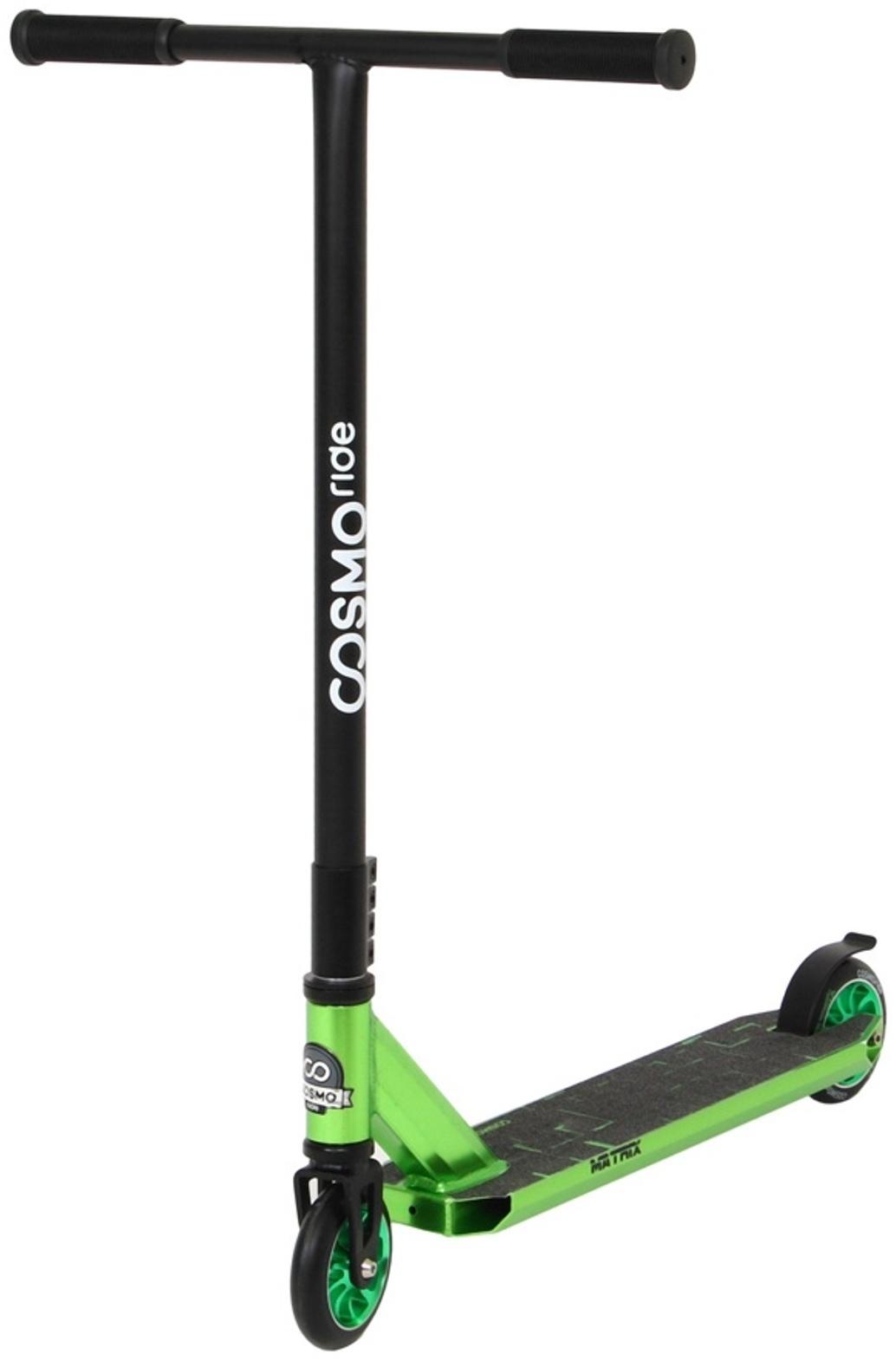 Самокат трюковой COSMORIDE MATRIX CM2021, колёса PU 100 мм, ABEC 7, цвет чёрный