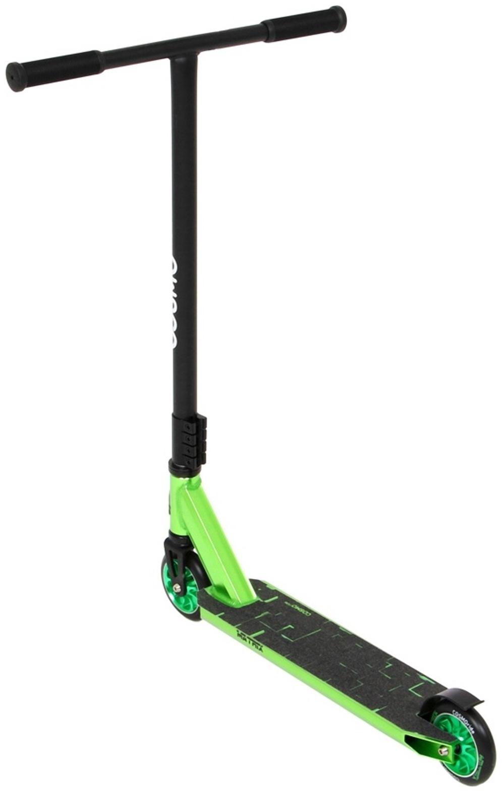 Самокат трюковой COSMORIDE MATRIX CM2021, колёса PU 100 мм, ABEC 7, цвет чёрный