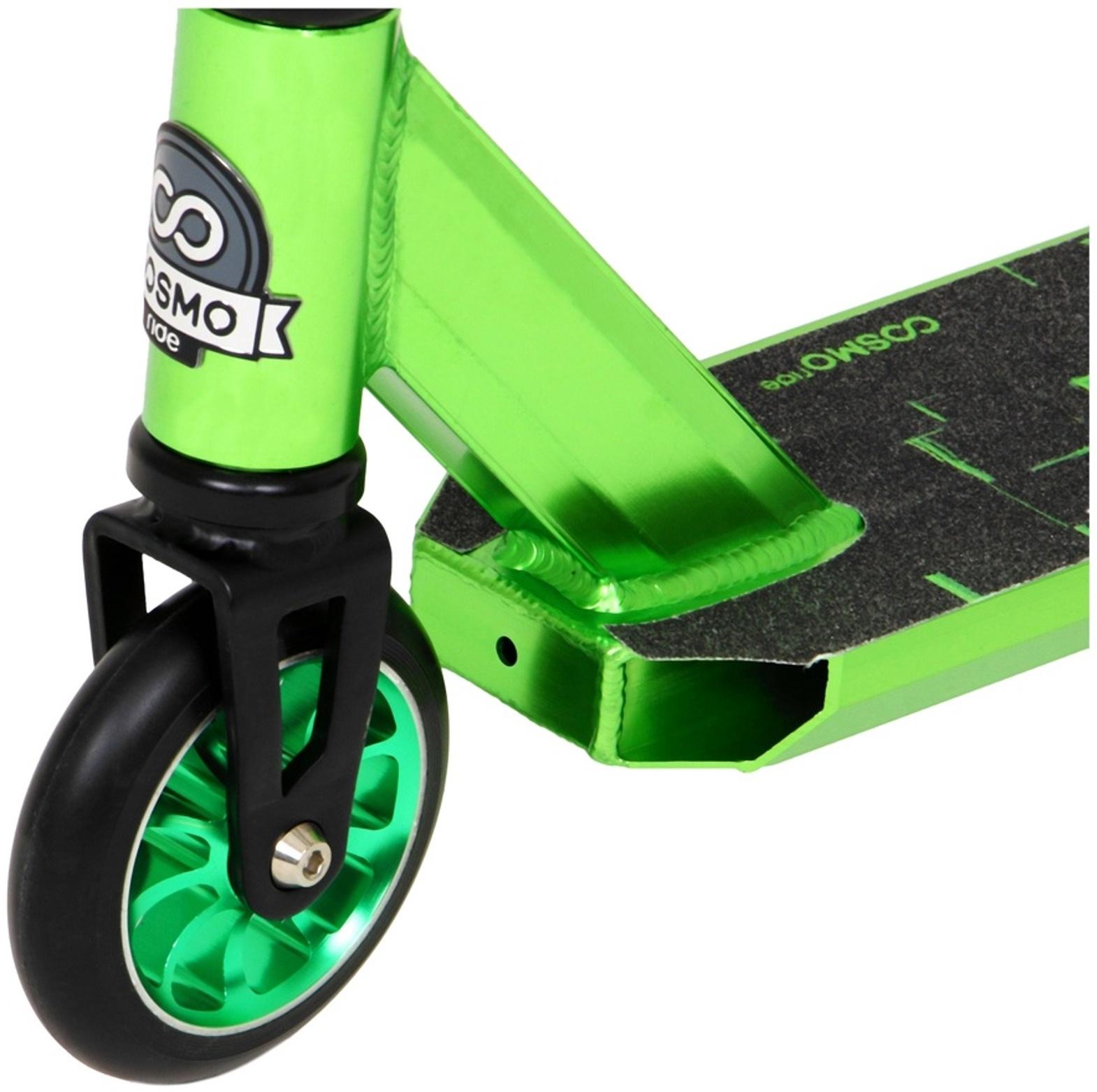 Самокат трюковой COSMORIDE MATRIX CM2021, колёса PU 100 мм, ABEC 7, цвет чёрный