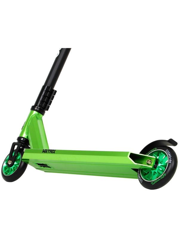 Самокат трюковой COSMORIDE MATRIX CM2021, колёса PU 100 мм, ABEC 7, цвет чёрный