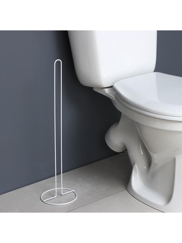 Держатель для рулонов туалетной бумаги Доляна, 55×14×14 см, цвет белый