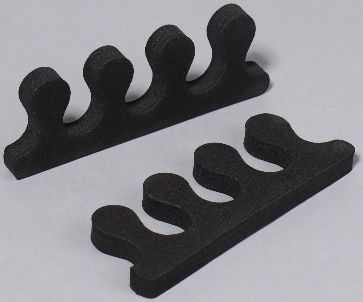 Разделители для пальцев, пара, чёрные