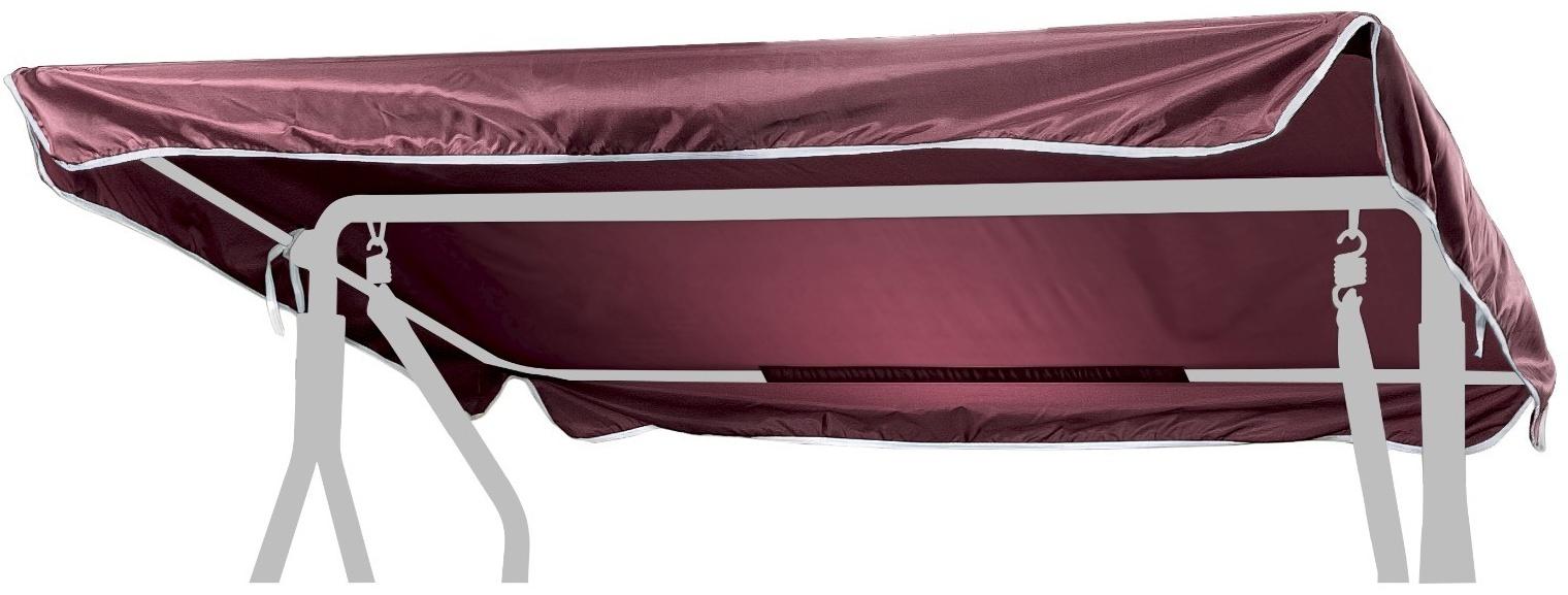 Тент-крыша для садовых качелей 168 х 116 см, бордовый, подойдет для качелей Уют, Муза