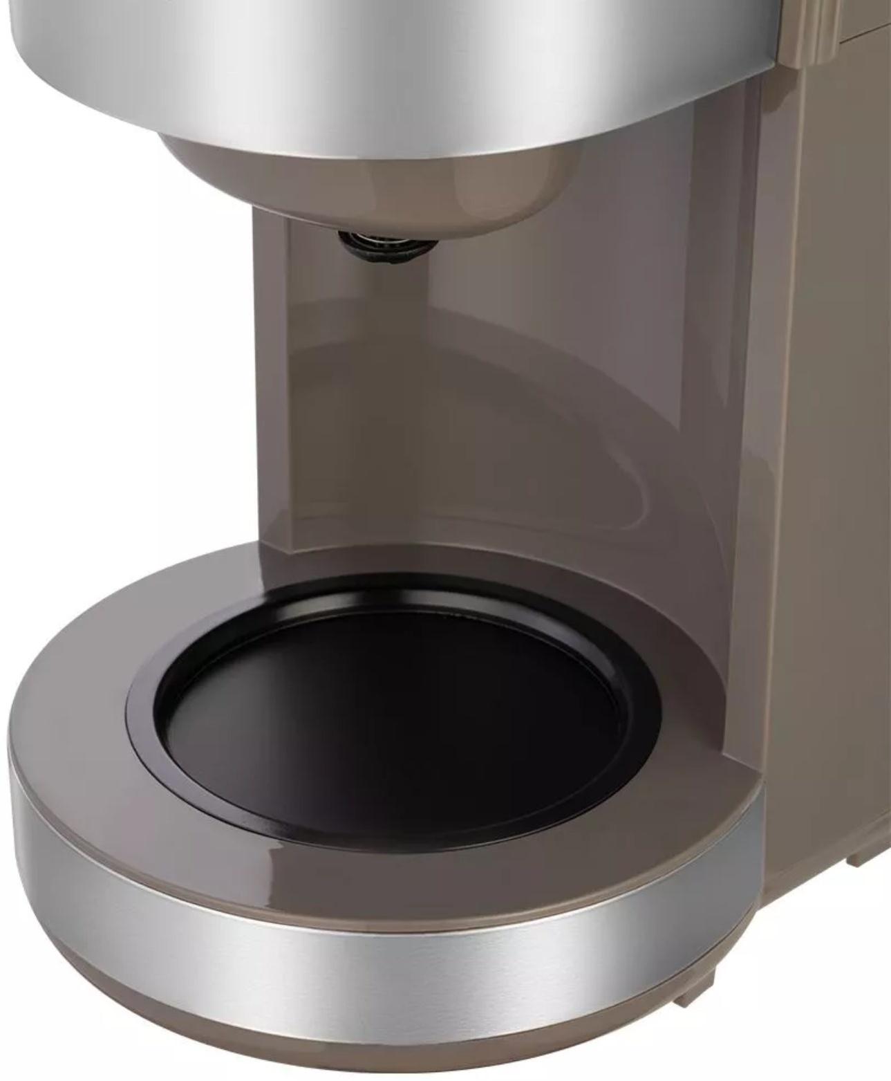 Кофемашина Kitfort КТ-7204, капельная, 1000 Вт. 1.38 л, серебристый