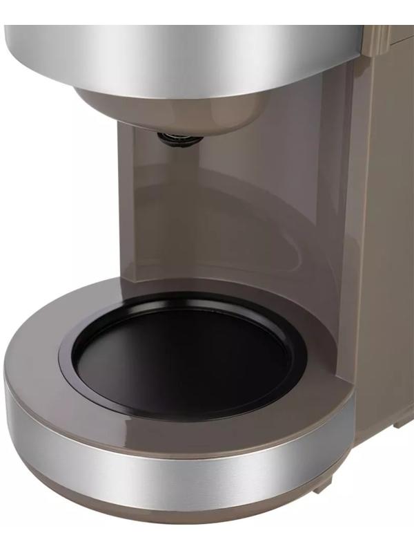 Кофемашина Kitfort КТ-7204, капельная, 1000 Вт. 1.38 л, серебристый