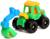 Набор тракторов «Весёлая стройка», инерционные, в наборе 6 шт., цвет МИКС