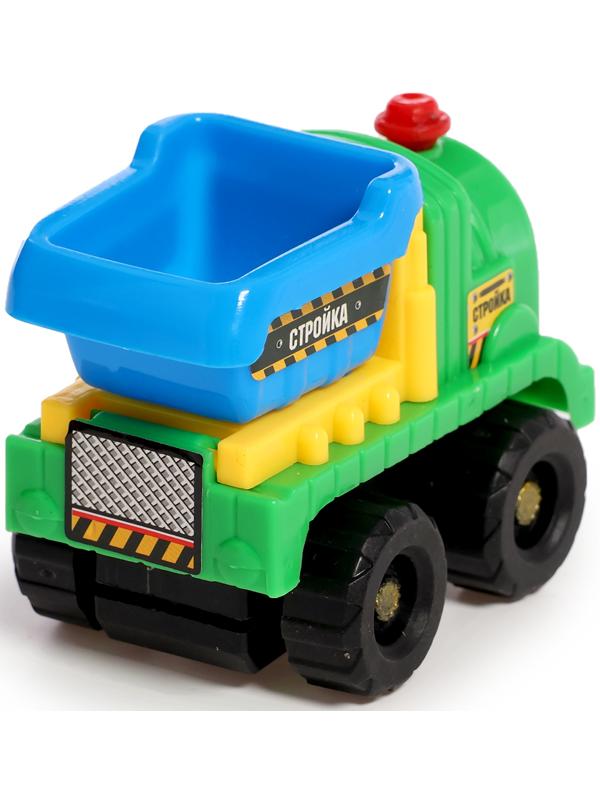 Набор детских машин «Весёлая стройка», инерционные, в наборе 4 шт., цвет МИКС