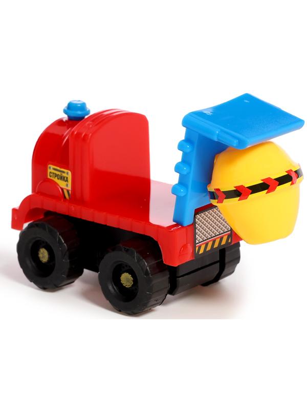 Набор детских машин «Весёлая стройка», инерционные, в наборе 4 шт., цвет МИКС