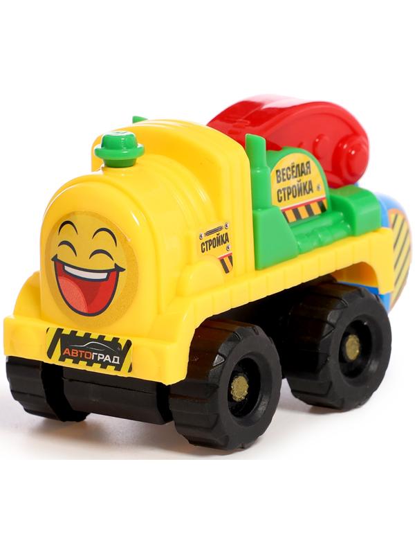 Набор детских машин «Весёлая стройка», инерционные, в наборе 4 шт., цвет МИКС