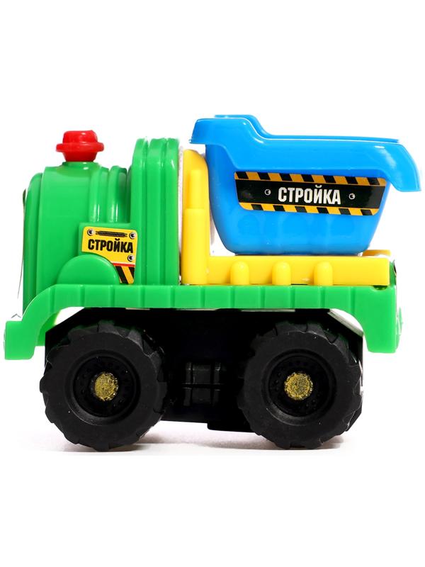 Набор детских машин «Весёлая стройка», инерционные, в наборе 4 шт., цвет МИКС