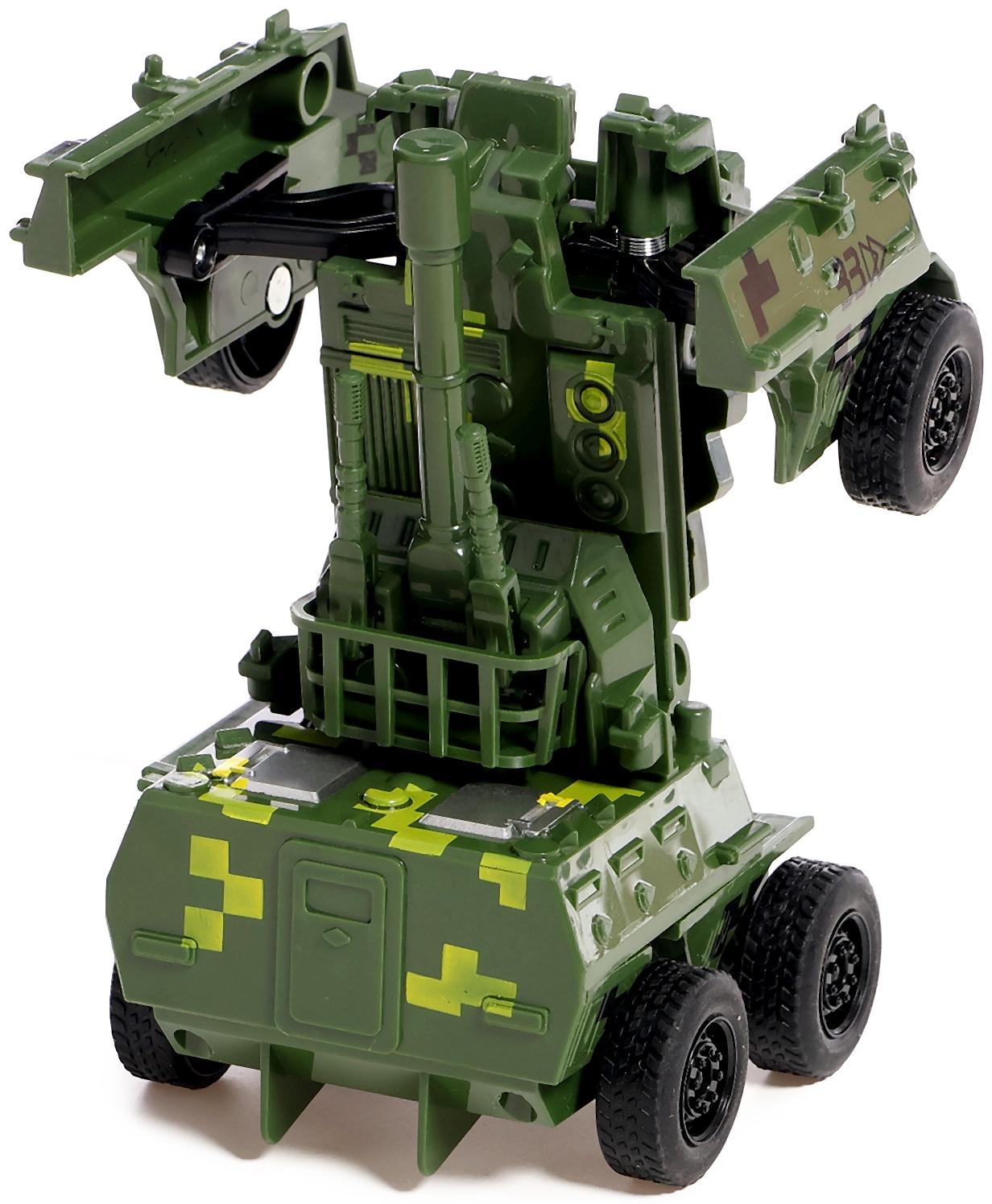 Робот «Бронетранспортер», инерционный, трансформируется при столкновении