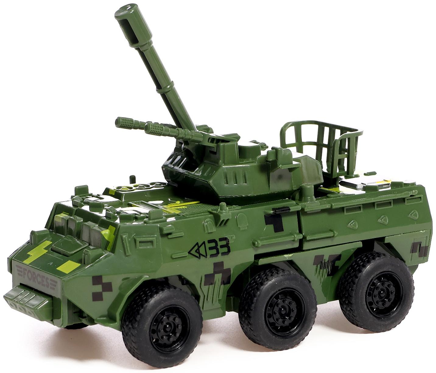 Робот «Бронетранспортер», инерционный, трансформируется при столкновении