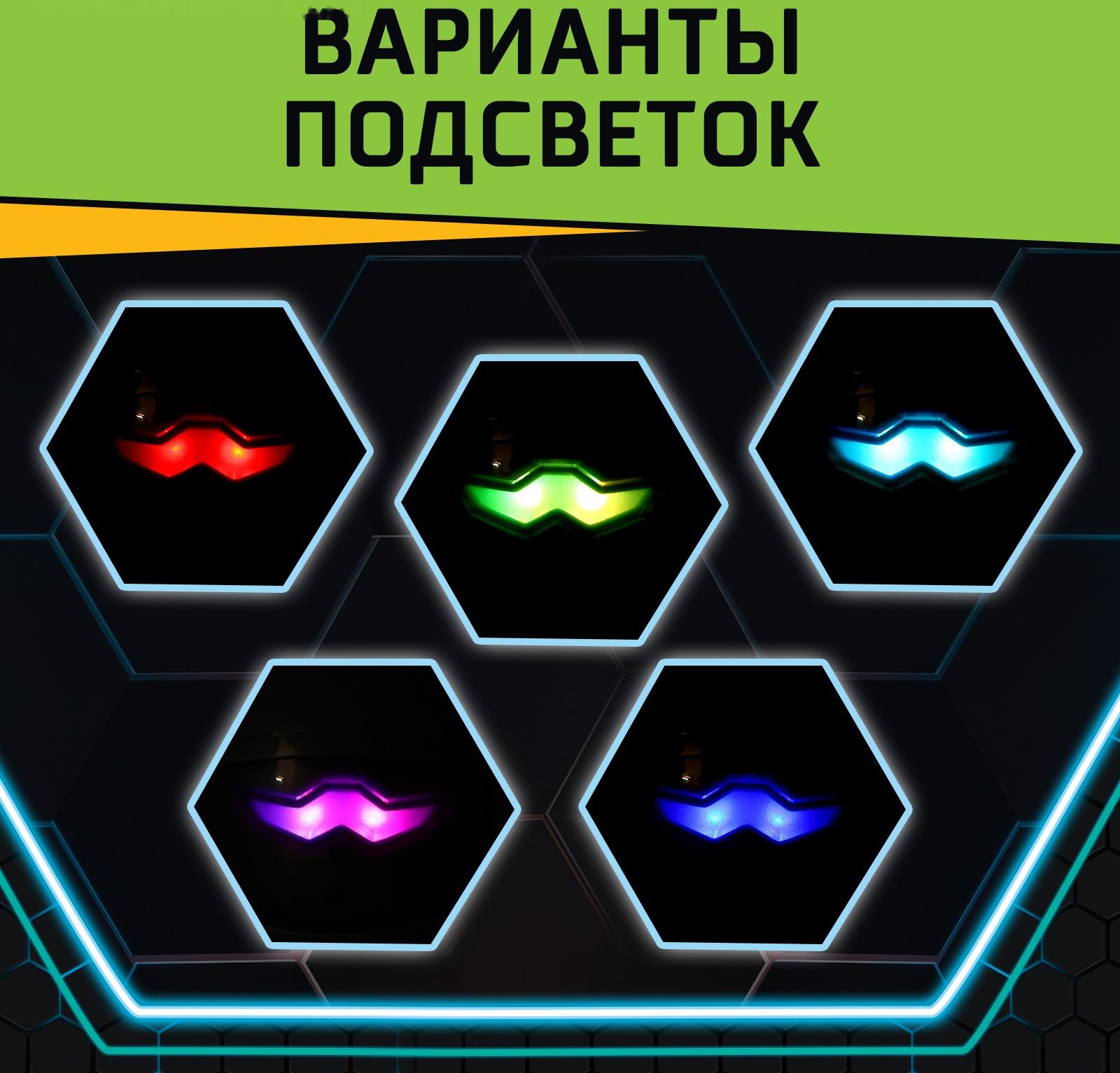 Робот радиоуправляемый «Кибер Бот», световые и звуковые эффекты, цвет серый