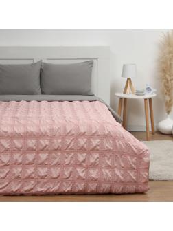 Покрывало LoveLife Texture: rosy,  200*230±5см, микрофайбер, 100% п/э