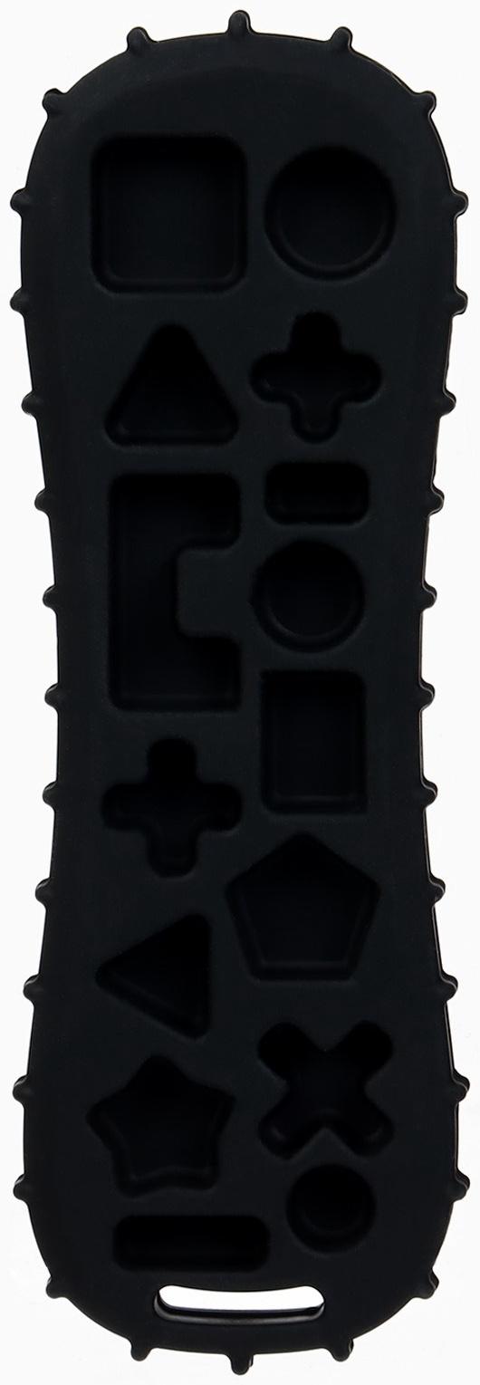 Прорезыватель силиконовый для зубов «Пульт от телевизора», от 0 мес., чёрный