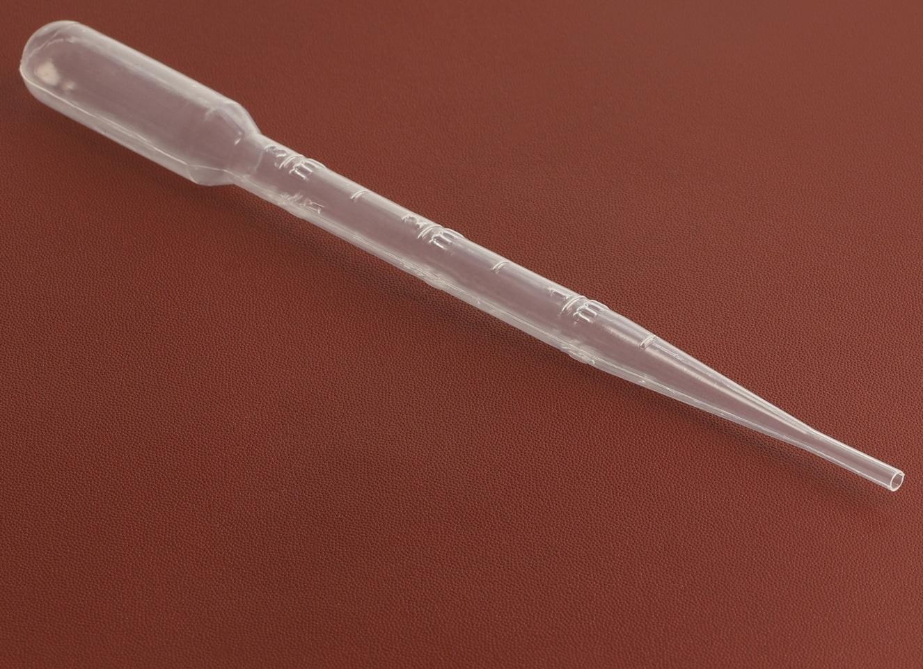 Пипетка для работ с кожей, 3 мл, 15.5 см, прозрачная