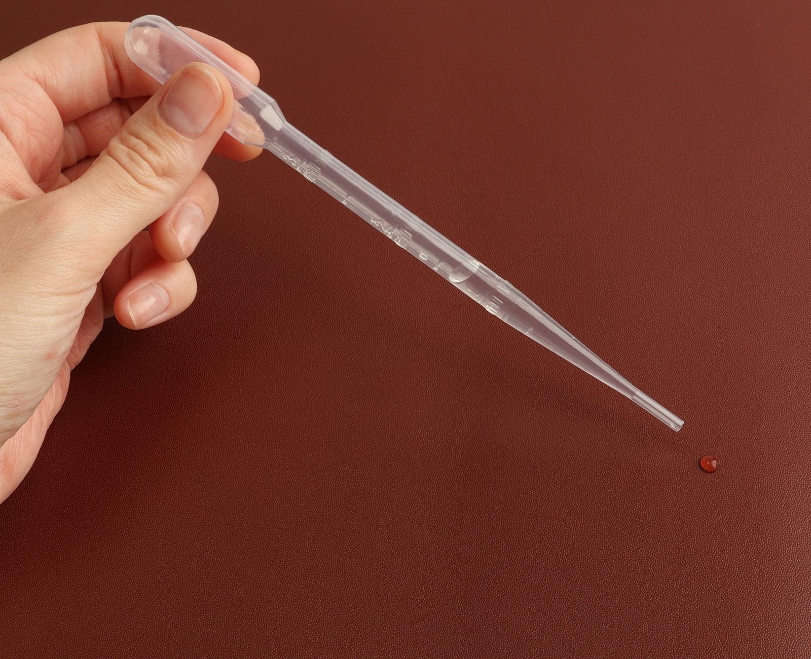 Пипетка для работ с кожей, 3 мл, 15.5 см, прозрачная