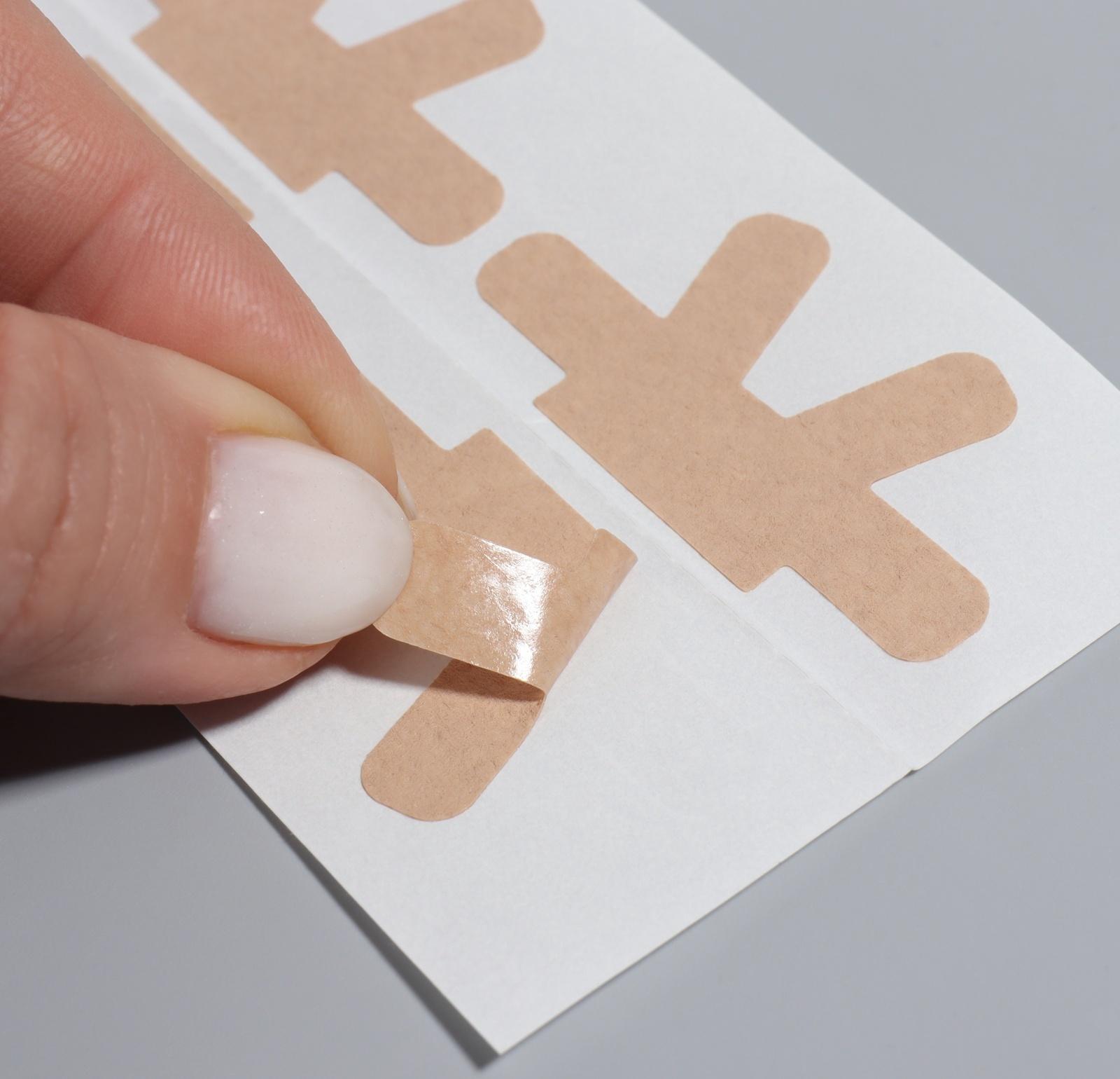 Наклейки против вросших ногтей, 16 шт., бежевые