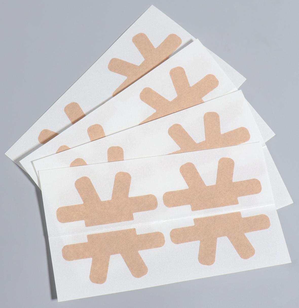 Наклейки против вросших ногтей, 16 шт., бежевые