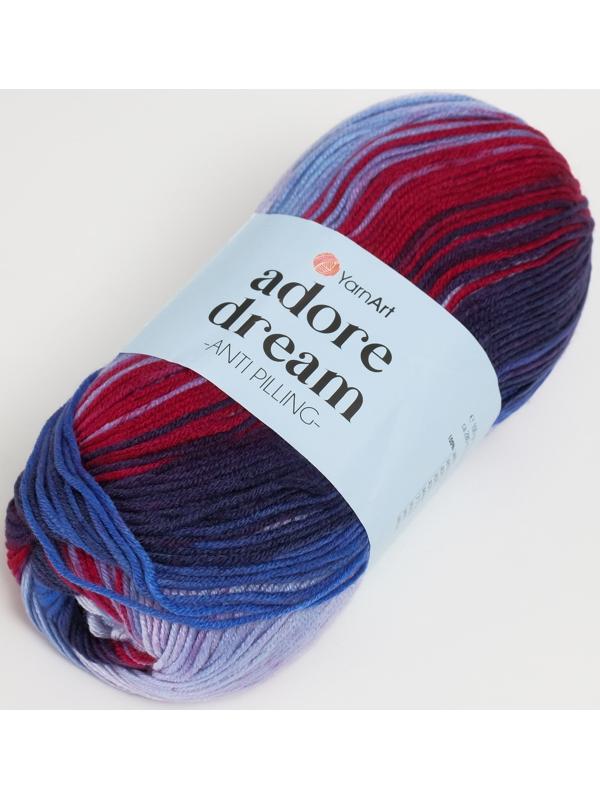 Пряжа для вязания спицами, крючком YarnArt, Adore Dream, 100% акрил антипиллинг, 280 м/100 г, (1075)