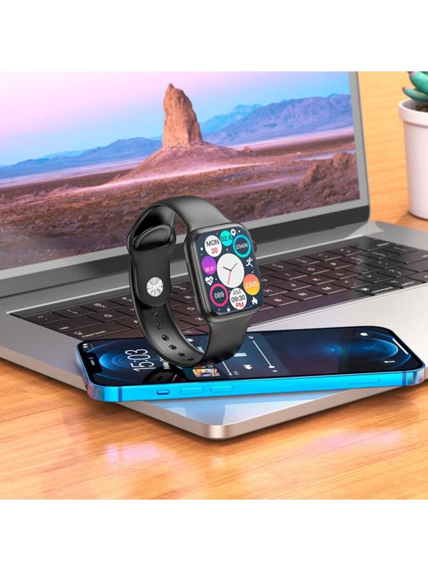 Смарт-часы Hoco Y5 Pro, 1.85, 240×280, BT5.0, 240 мАч, Lightning, чёрные