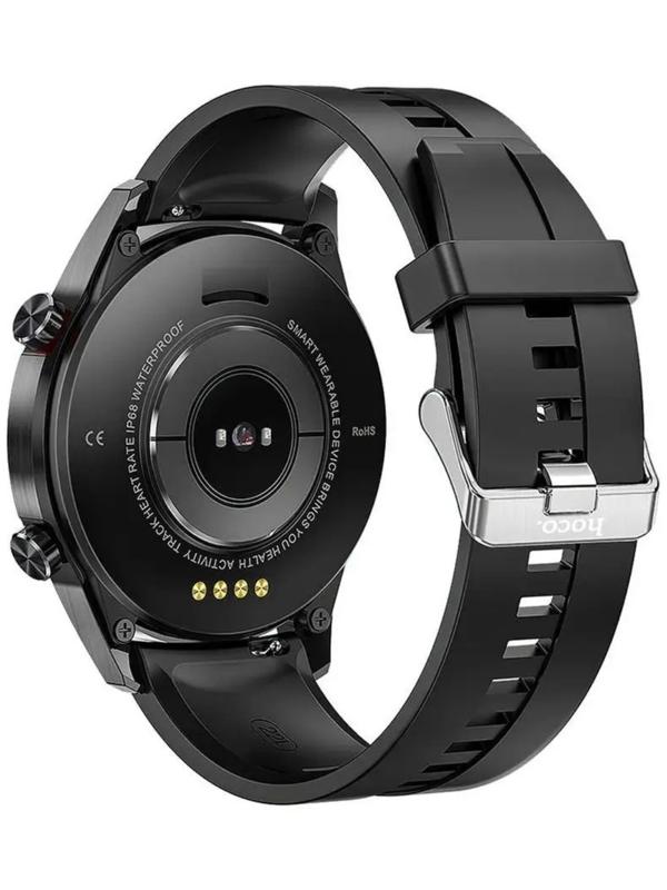 Смарт-часы Hoco Y2 Pro, 1.85, 240х280, BT5.0, 240 мАч, Lightning, чёрные