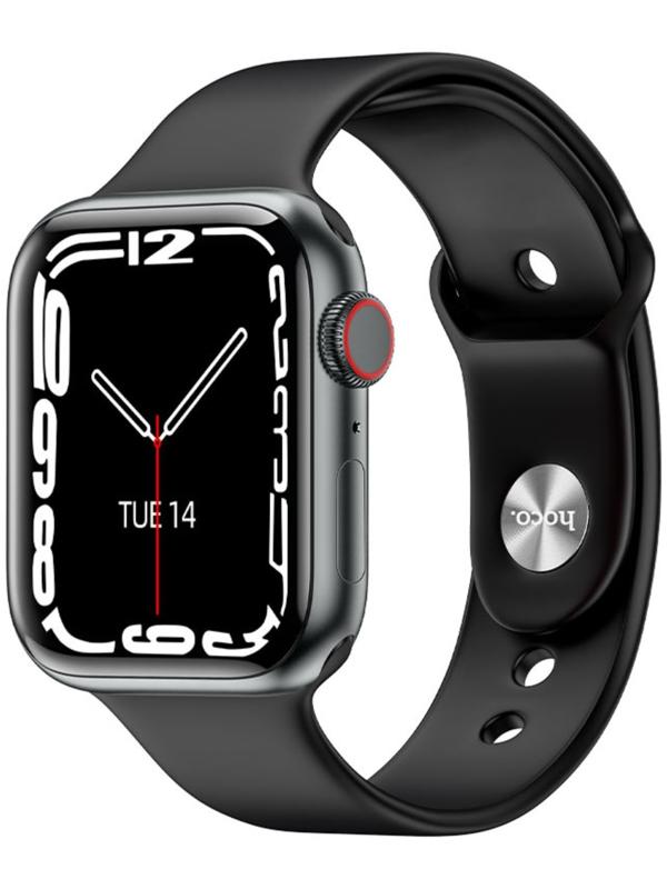 Смарт-часы Hoco Y1 Pro, 1.91, 240х285, BT5.0, 280 мАч, Lightning, чёрные