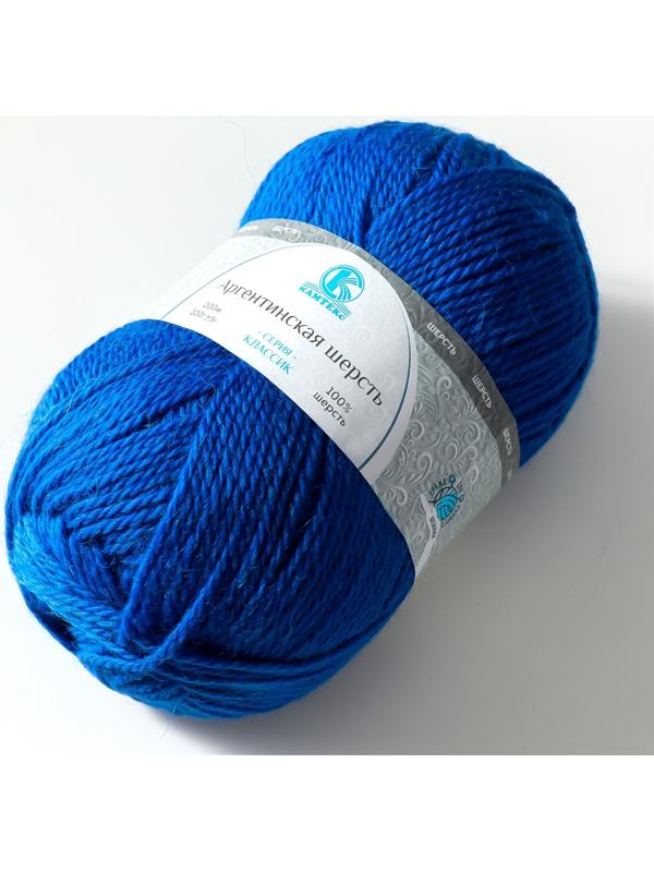 Пряжа для вязания спицами, крючком «Камтекс. Аргентинская шерсть», 100% импортная полутонкая шерсть 200 м/100 г, (018 мадонна)