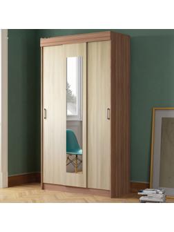 Шкаф-купе «Эко», 1200×565×2200 мм, ясень шимо светлый/темный