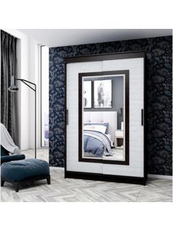 Шкаф-купе «Элегант 5», 1260×2000×590 мм, венге/сосна лоредо