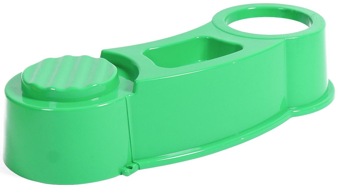 Песочница пластиковая, 115 × 115 × 20 см, разноцветная, «Круг»