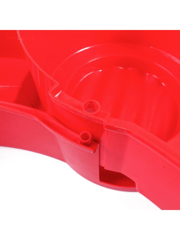 Песочница пластиковая, 115 × 115 × 20 см, разноцветная, «Круг»