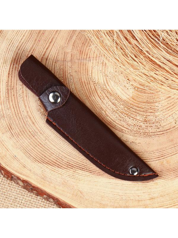 Ножны - чехол для ножа, под лезвие до 10 х 3 см, темно-коричневый