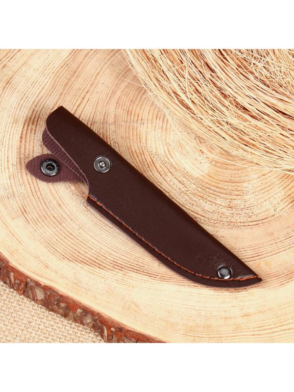 Ножны - чехол для ножа, под лезвие до 10 х 3 см, темно-коричневый