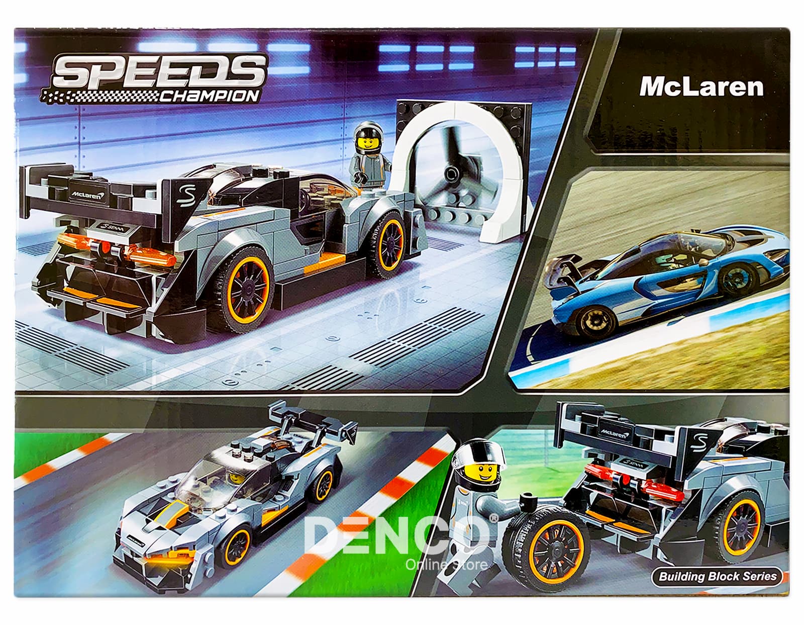 Конструктор Lari «Автомобиль McLaren Senna» 11255 (Speed Champions 75892) / 225 деталей