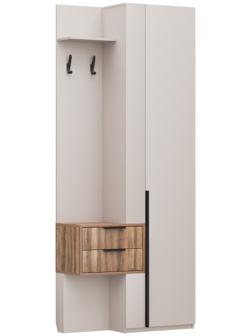 Прихожая Чарли 5, 898х355х2205, Кашемир/Авелано