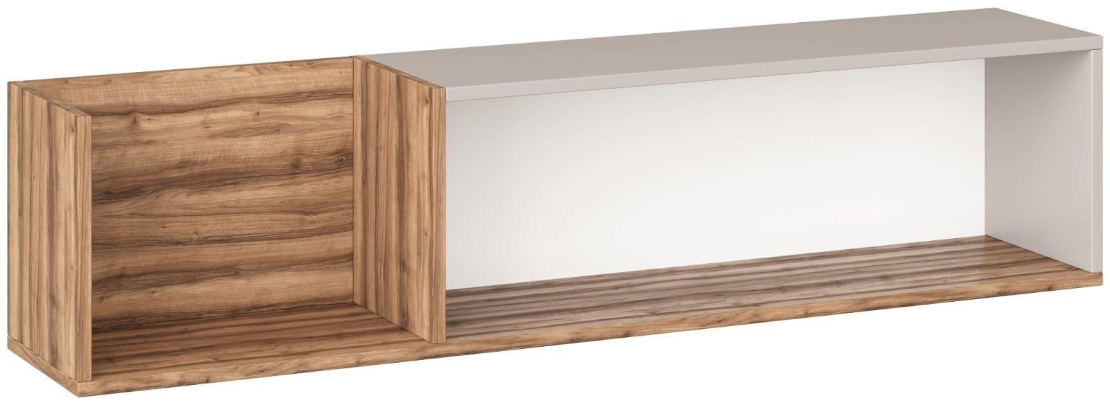 Полка навесная Чарли 7, 1200х234х280, Кашемир/Авелано