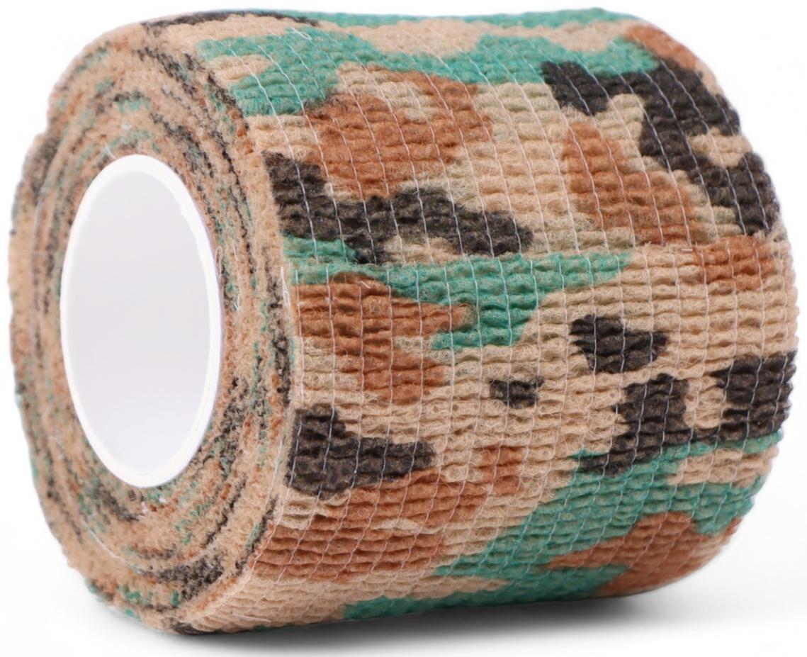 Лента маскировочная самоклеящаяся, 5 см х 4.5 м, камуфляж