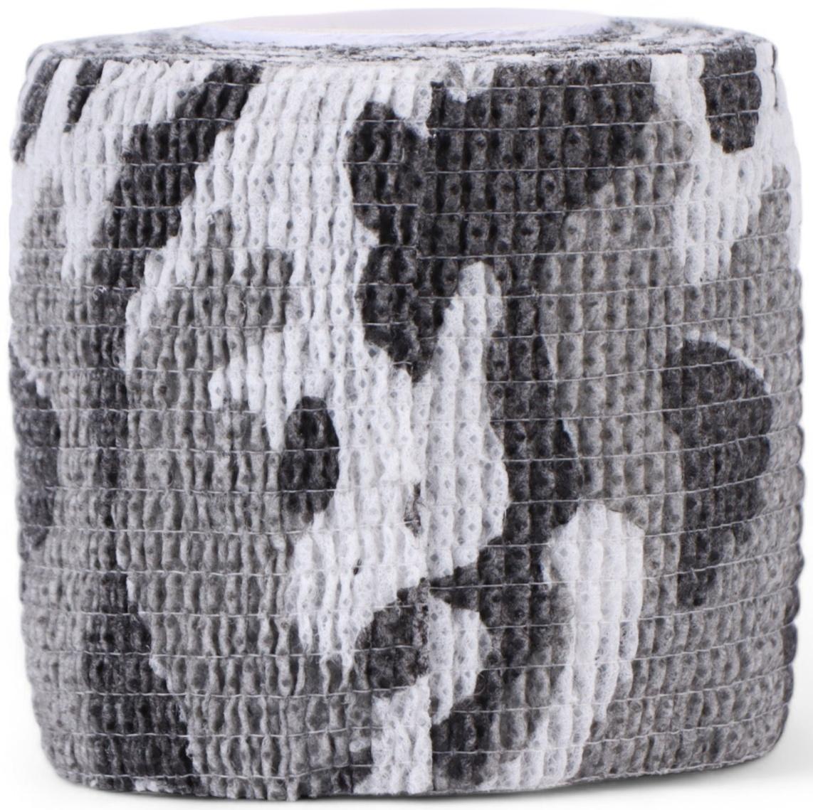 Лента маскировочная самоклеящаяся, 5 см х 4.5 м, камуфляж зимний