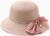 Шляпа для девочки MINAKU с бантом, цвет розовый, р-р 52