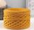 Трикотажная пряжа, ширина 7-9 мм, 100м/295 гр±10% (18 - горчица)