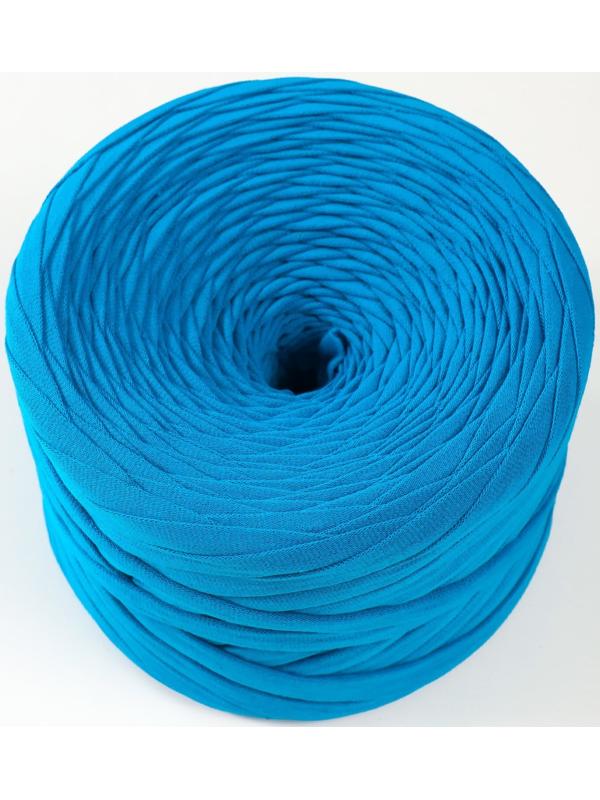 Трикотажная пряжа, ширина 7-9 мм, 100м/295 гр±10% (35 - синий)