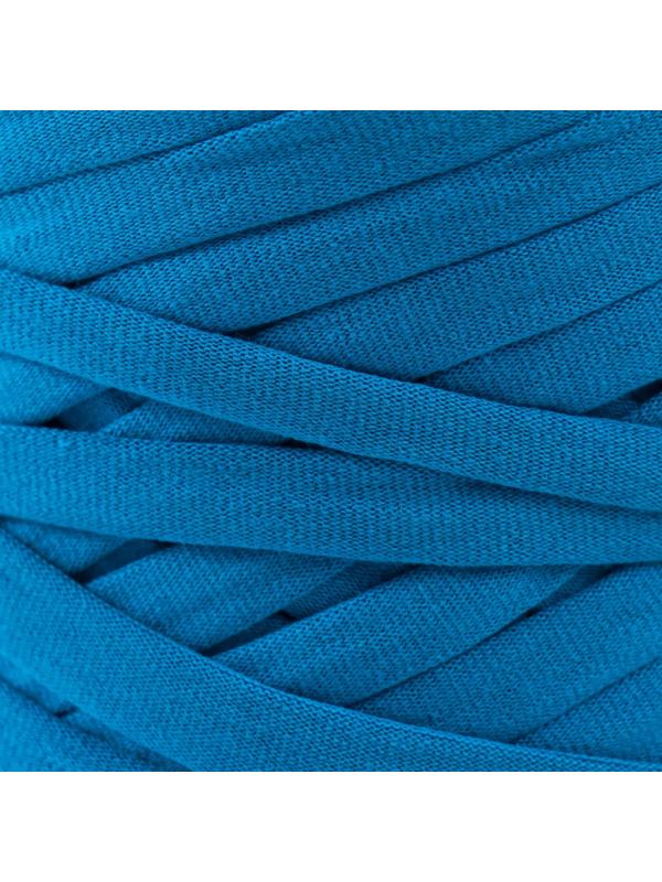 Трикотажная пряжа, ширина 7-9 мм, 100м/295 гр±10% (35 - синий)