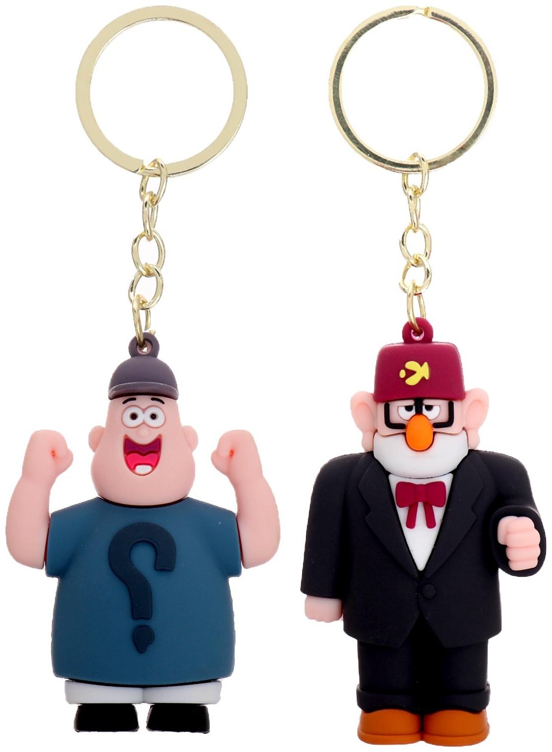 Игрушка - сюрприз Funny box «Весёлая семейка»: детский брелок, наклейки, карточка, цвет МИКС