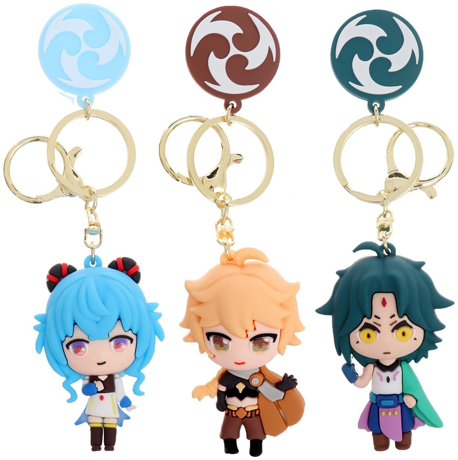 Игрушка - сюрприз Funny box «Аниме»: детский брелок, наклейки, карточка, цвет МИКС