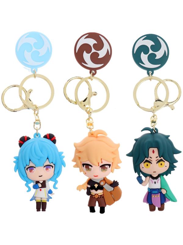 Игрушка - сюрприз Funny box «Аниме»: детский брелок, наклейки, карточка, цвет МИКС