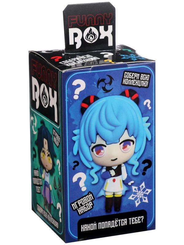 Игрушка - сюрприз Funny box «Аниме»: детский брелок, наклейки, карточка, цвет МИКС