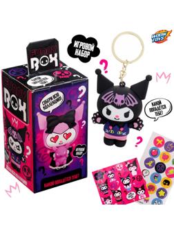 Игрушка - сюрприз Funny box «Злой кролик»: детский брелок, наклейки, карточка, цвет МИКС