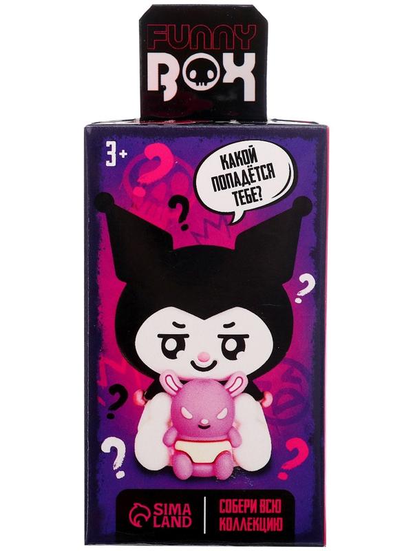 Игрушка - сюрприз Funny box «Злой кролик»: детский брелок, наклейки, карточка, цвет МИКС